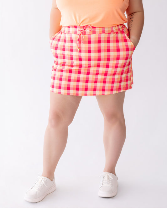 Summer Crush Plaid Skort