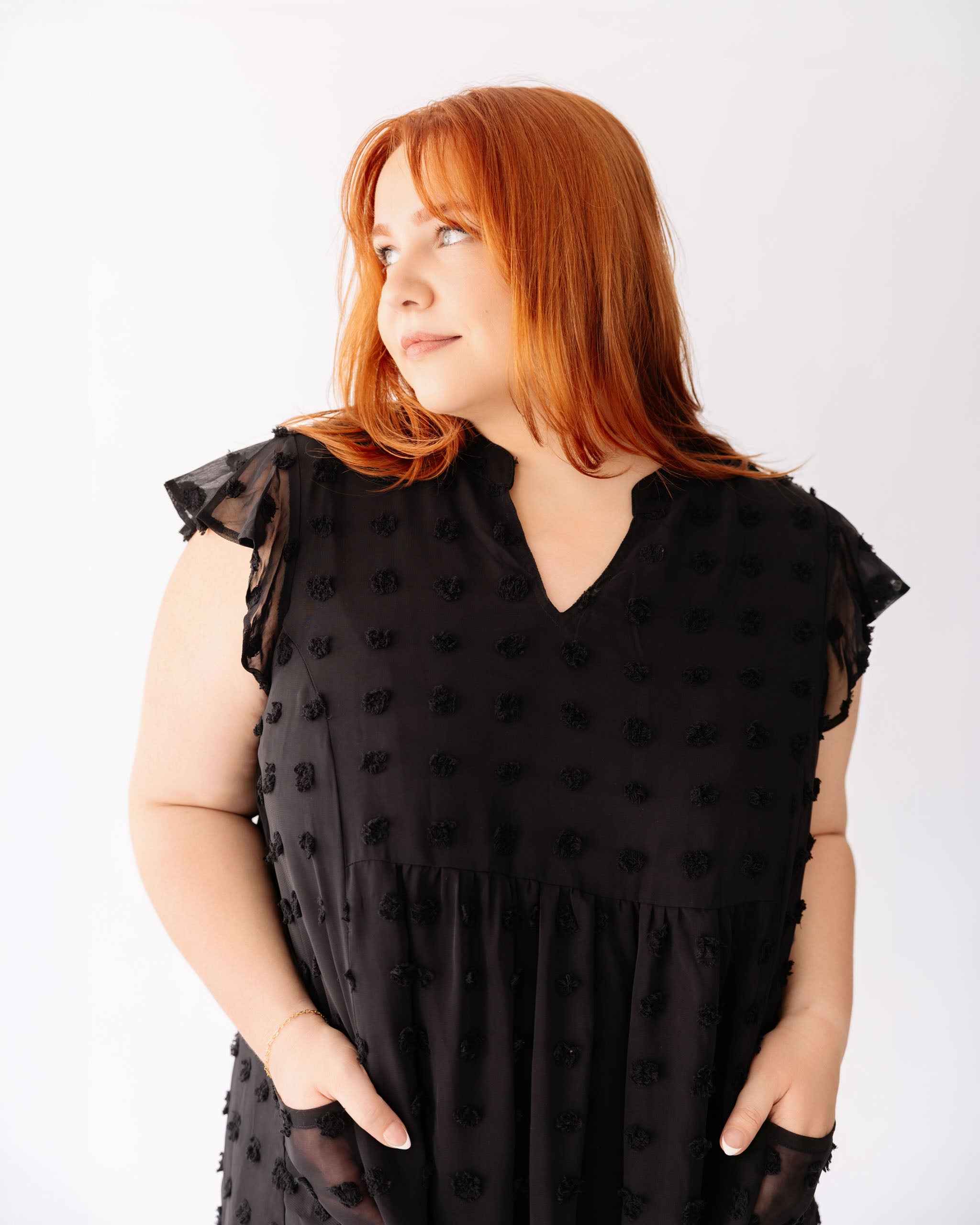 Swiss Dot Baby Doll Dress