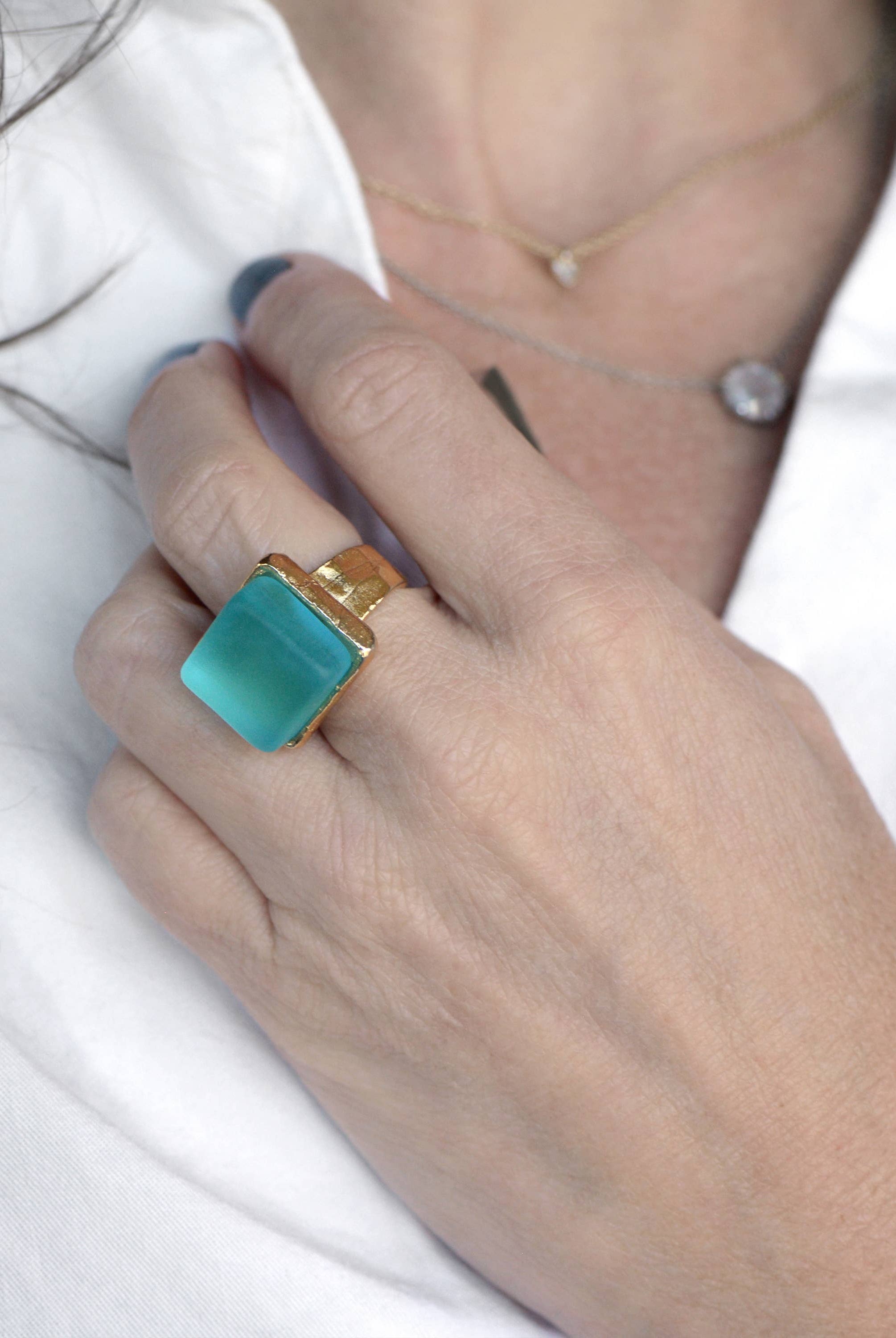 Bombay Glass Ring