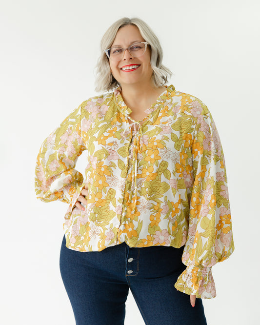Flower Patch Boho Blouse
