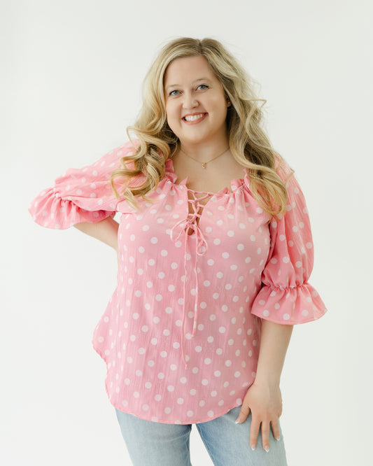 Bridget Polka Dot Top