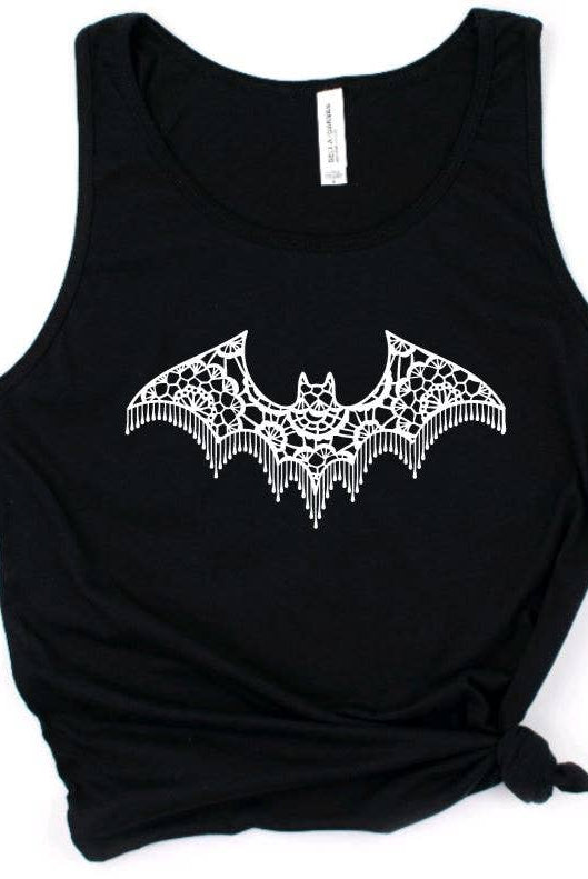 Lace Bat Tank Top