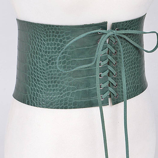 Crocodile Corset Belt