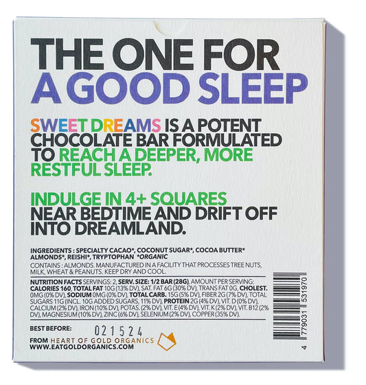 SWEET DREAMS a Functional & Delicious Chocolate Bar