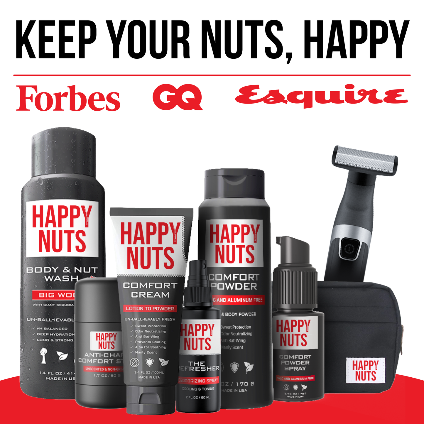Happy Nuts Anti-Chafe Stick 1.7oz