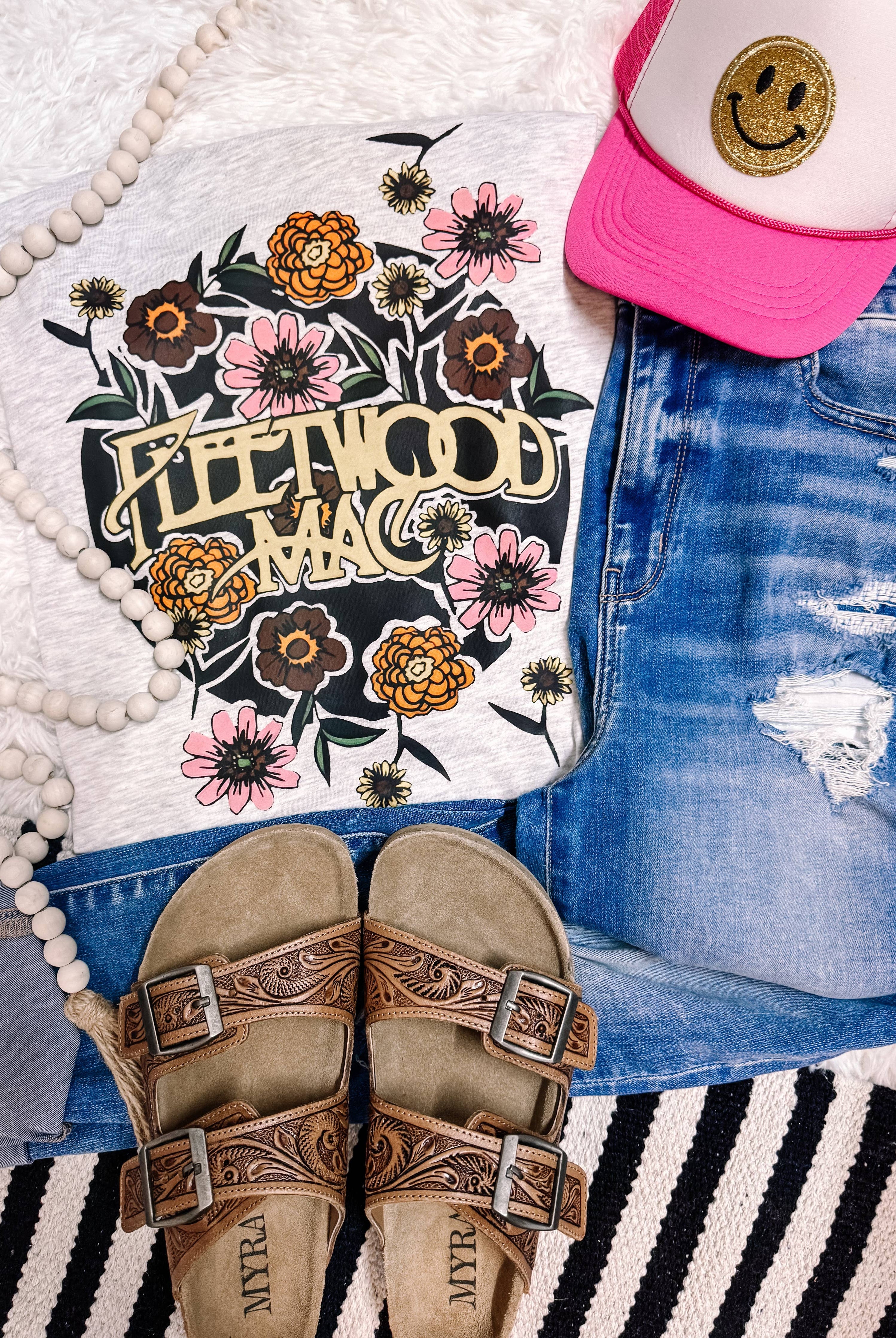 Fleetwood Mac Floral Tee