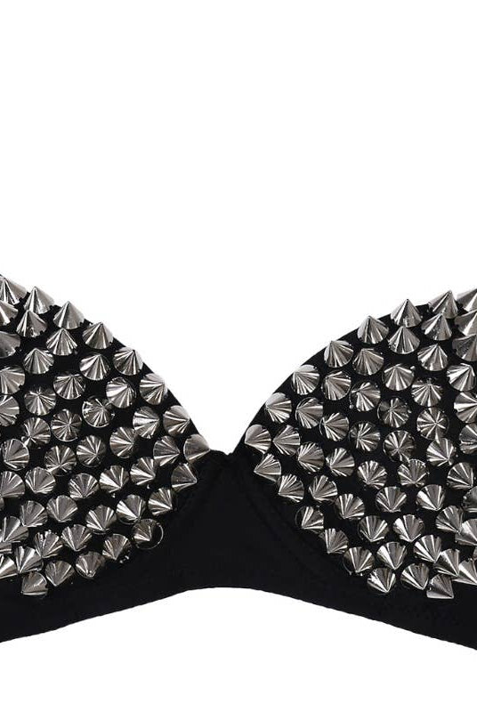 Sexy Punk Rivet Bra