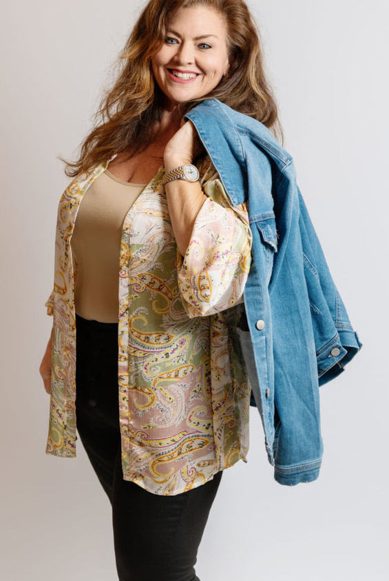 Soft Washed Denim Jacket by Risen