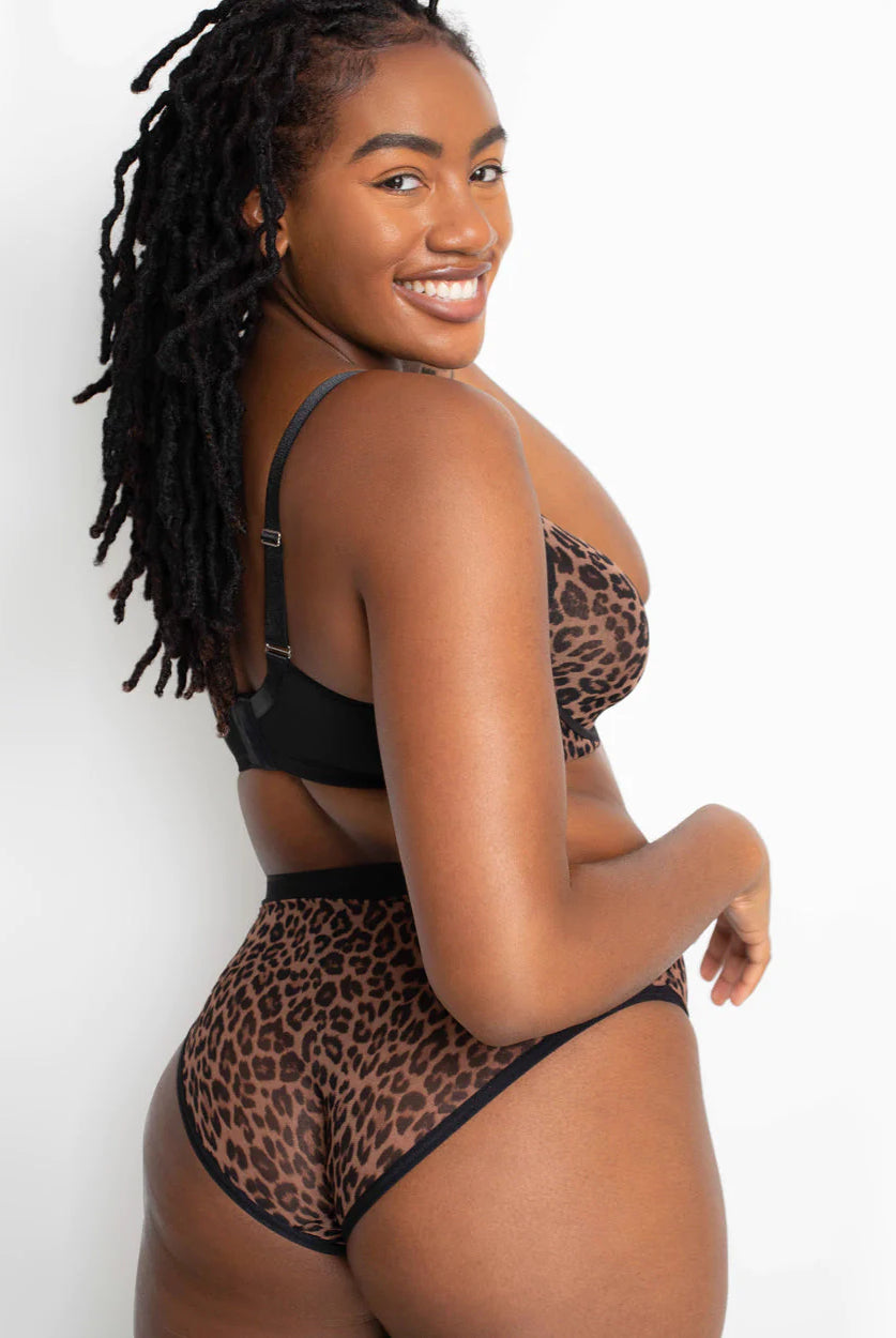 Sophia Unlined Mesh Full Coverage Underwire Bra