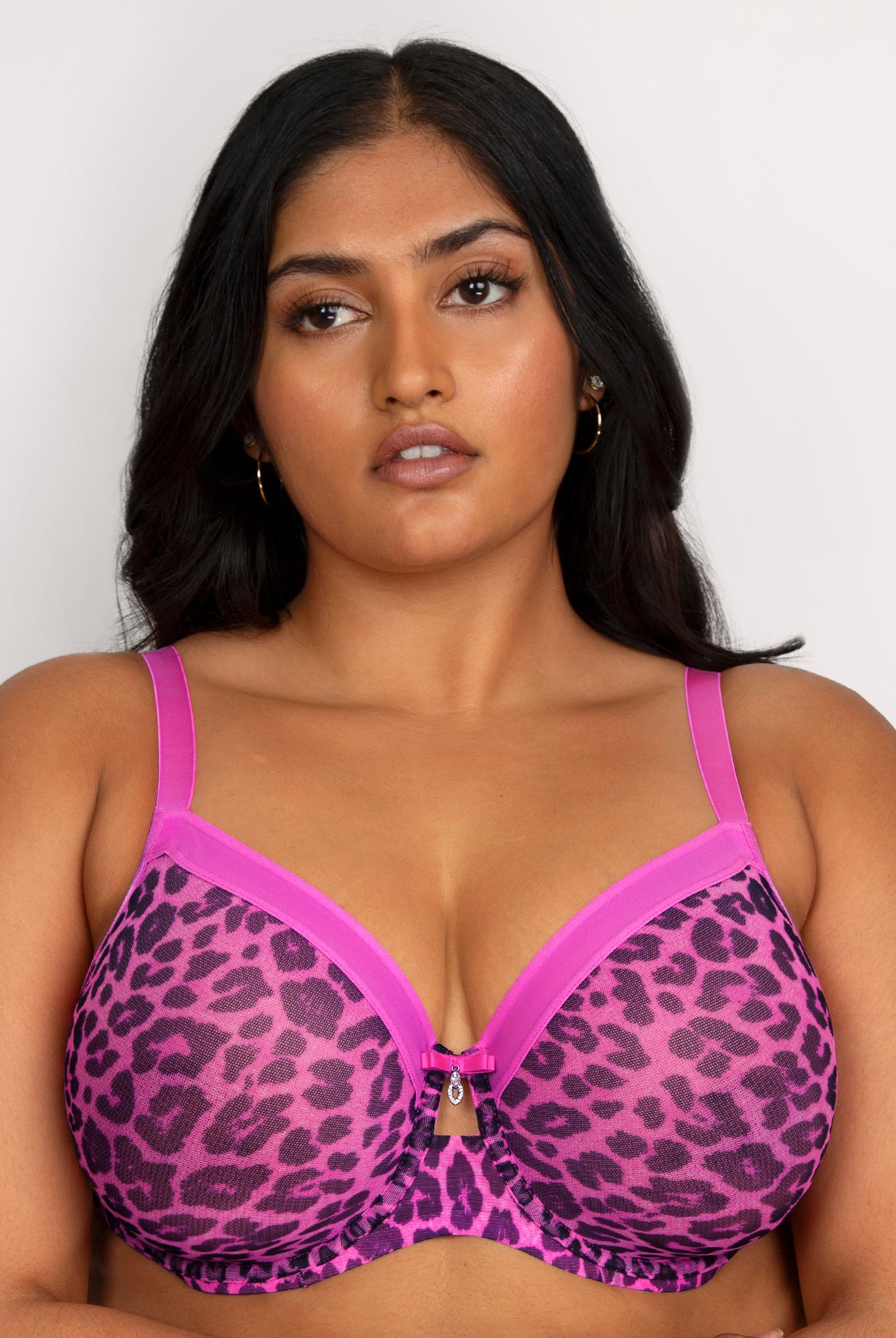 Racquel Unlined Mesh Full Coverage Underwire Bra