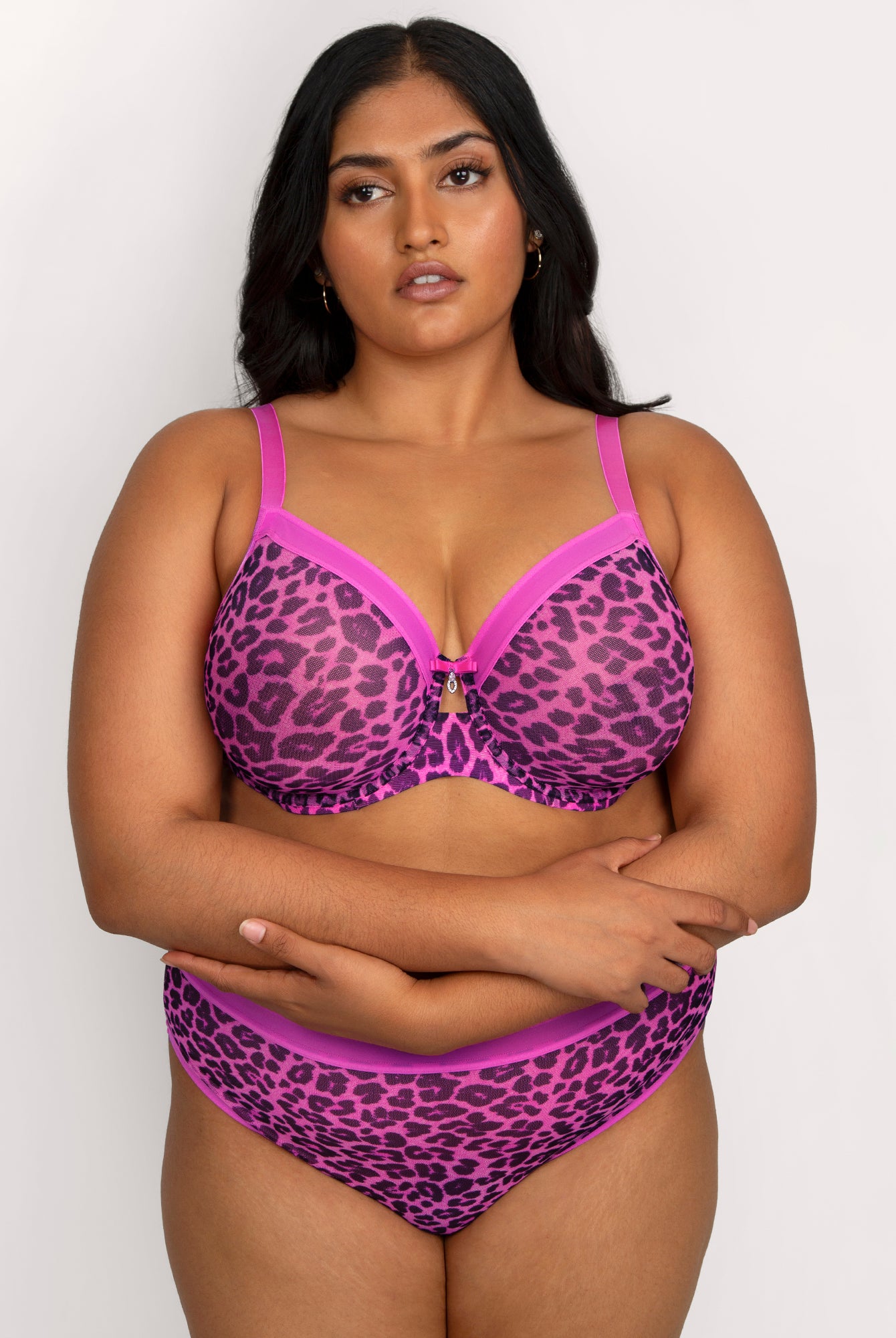 Racquel Unlined Mesh Full Coverage Underwire Bra
