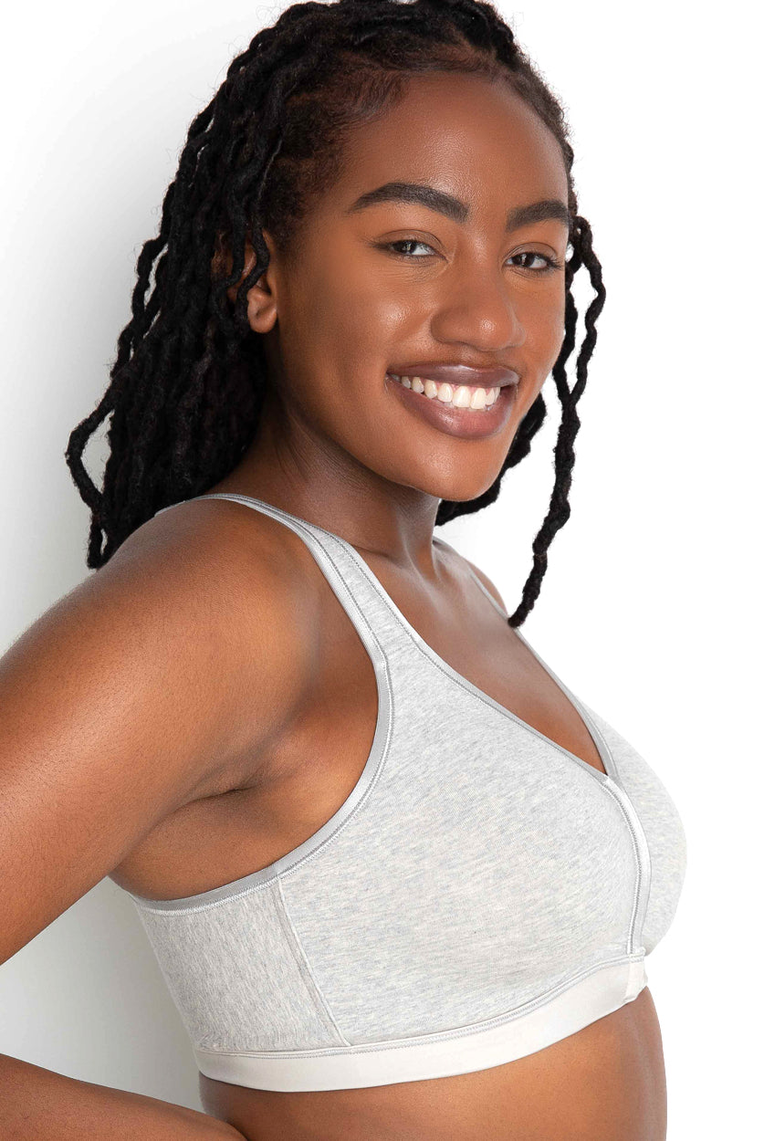 Amelia Front and Back Closure Wireless Bra