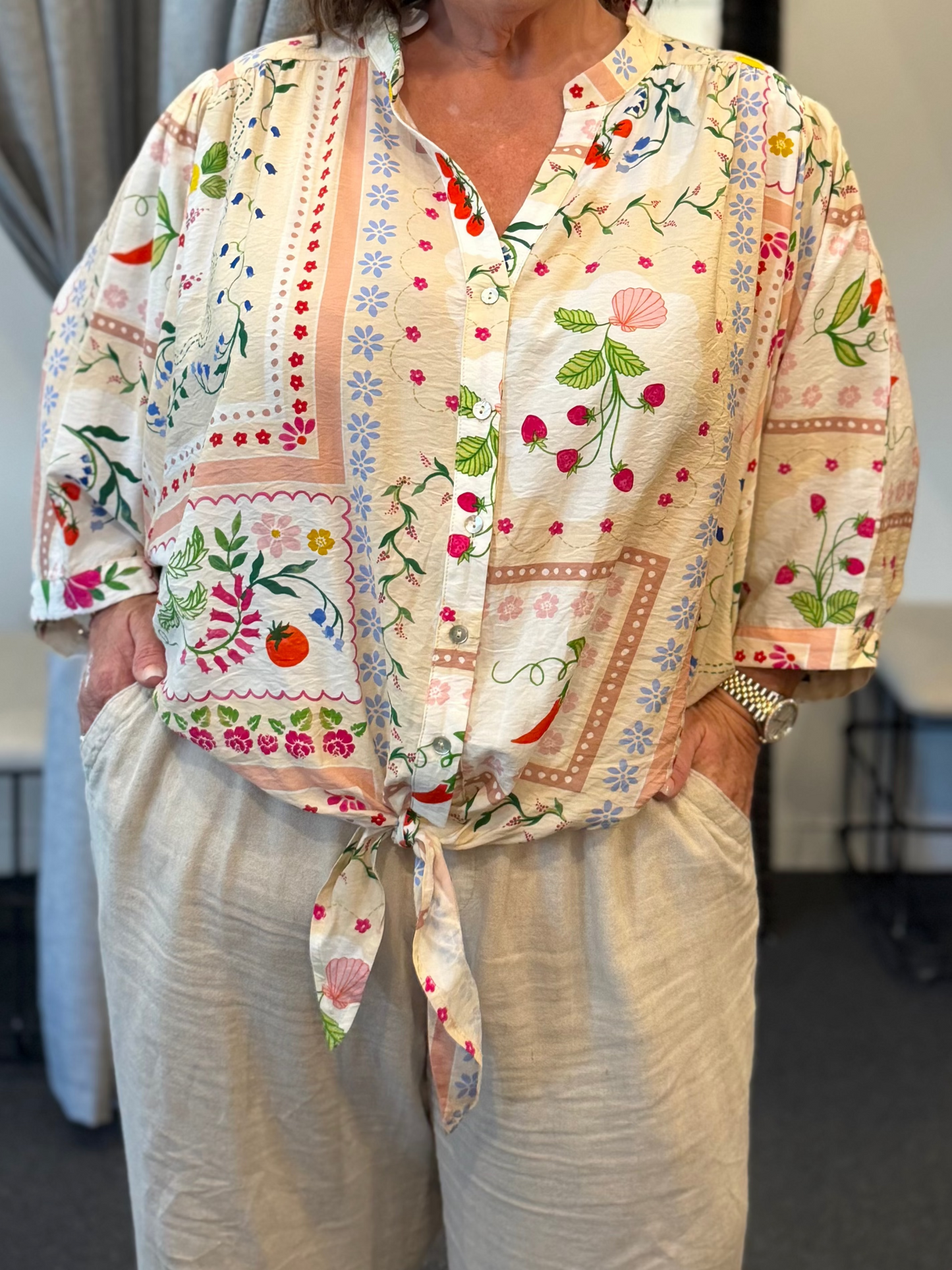 Amalfi Market Blouse