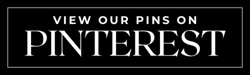 Black banner with white text 'VIEW OUR PINS ON PINTEREST' on a black background | Harlow + James Boutique | West Des Moines, IA