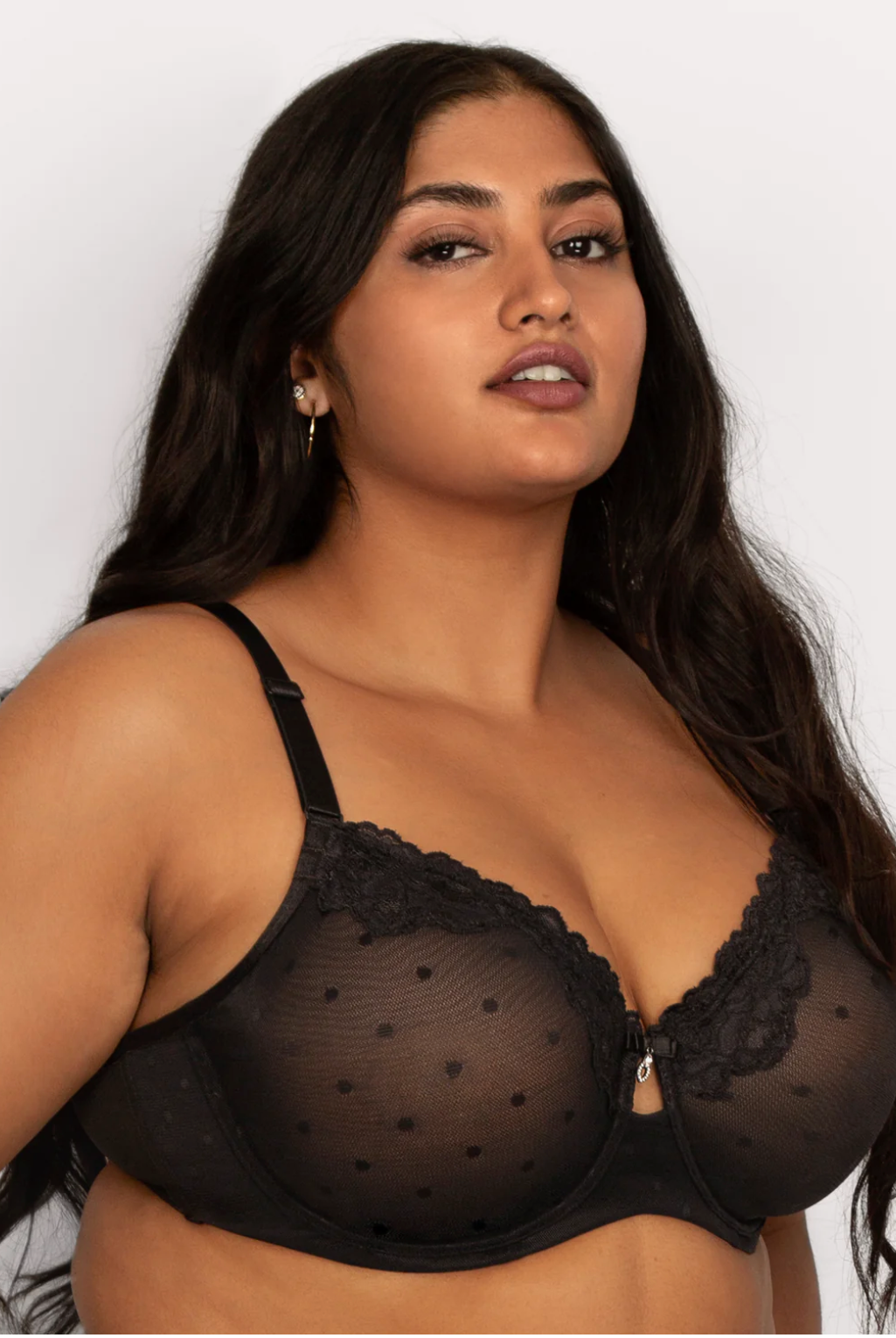 Heidi Unlined Mesh Full Coverage Underwire Bra