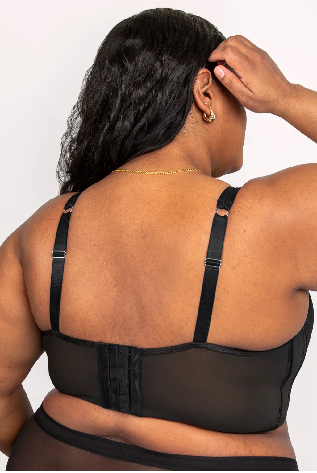 Tess No-Show Lace Bustier Bra