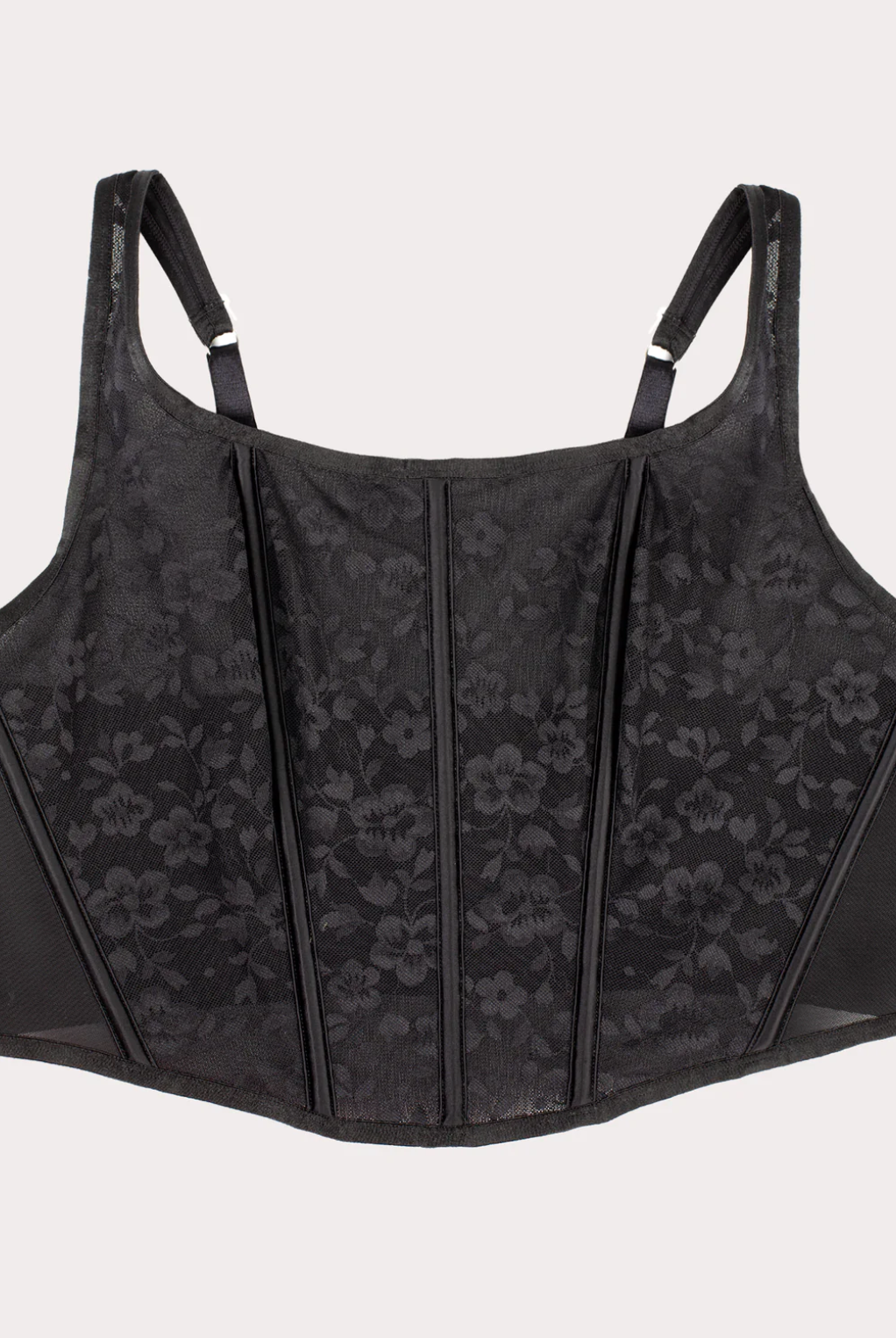 Tess No-Show Lace Bustier Bra