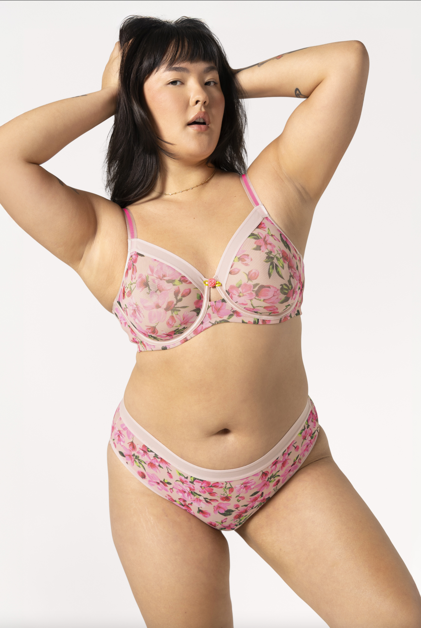 Divine Unlined Mesh Full Coverage Underwire Bra
