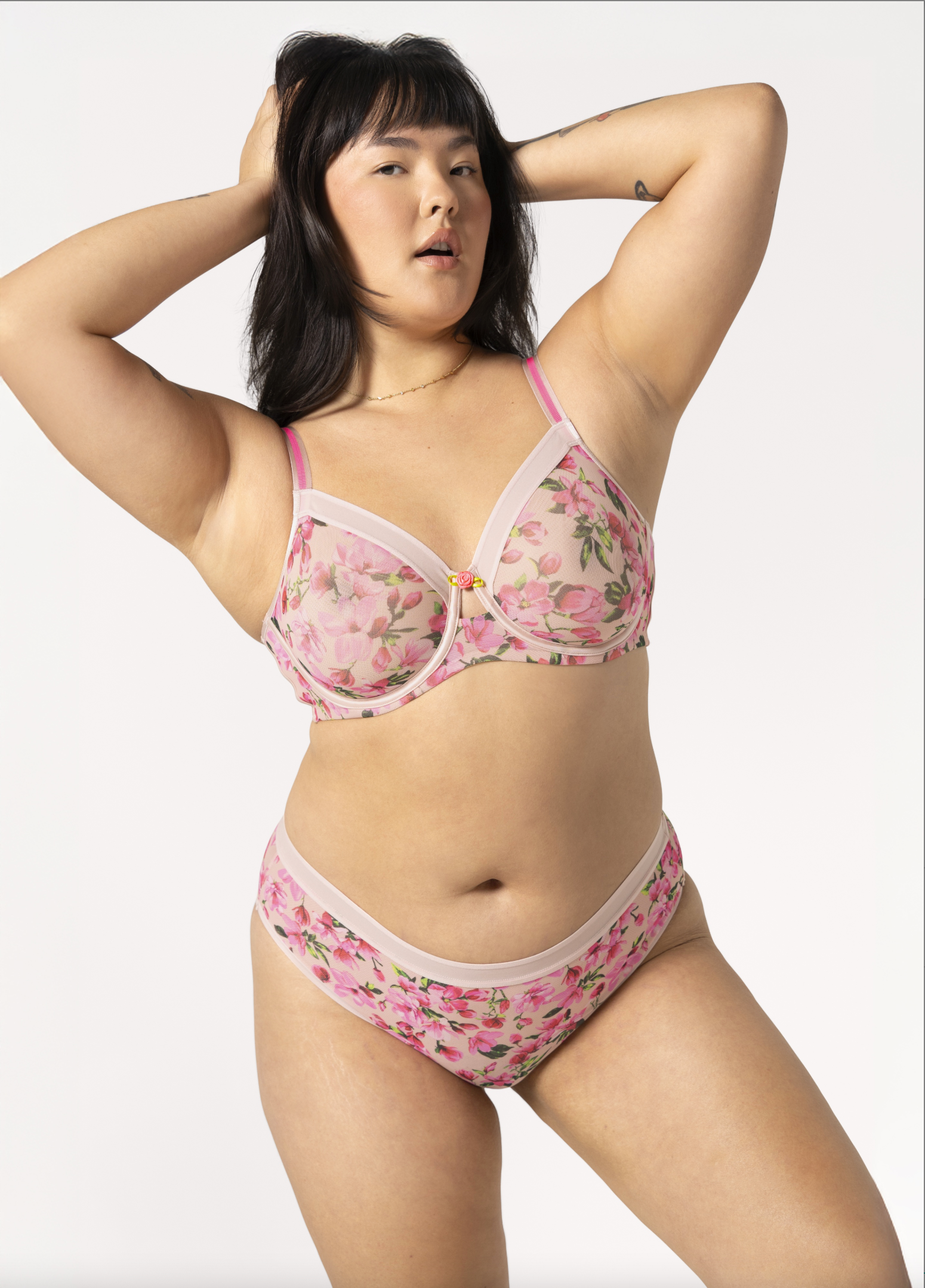 Divine Unlined Mesh Full Coverage Underwire Bra
