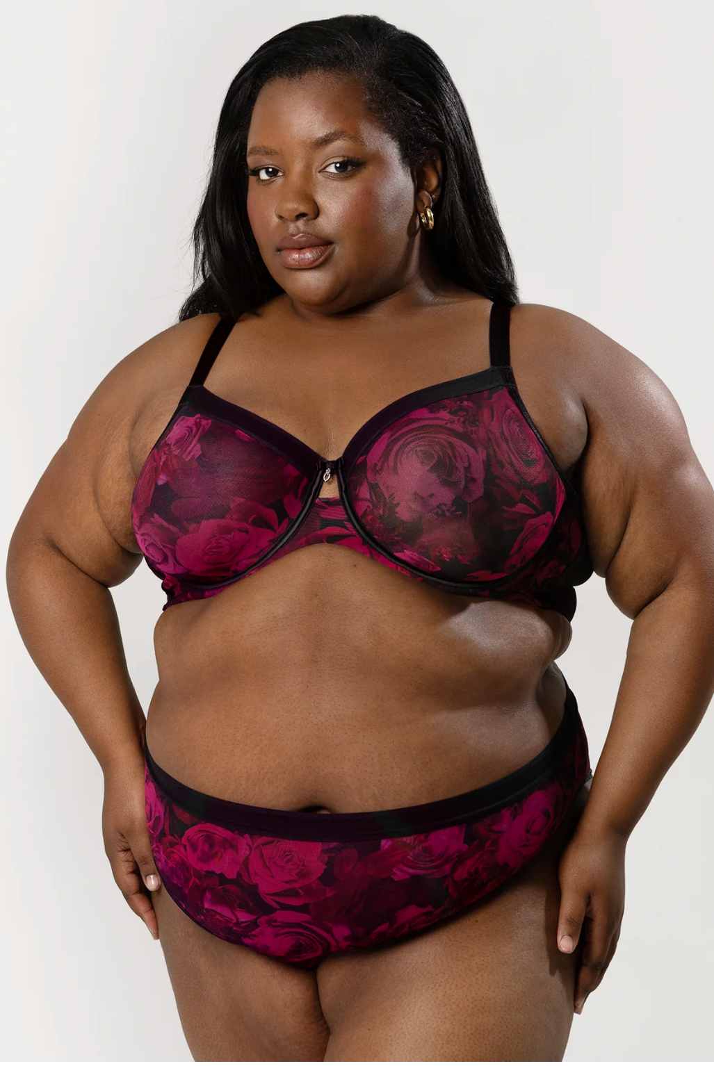 Madeleine Unlined Mesh Full Coverage Underwire Bra