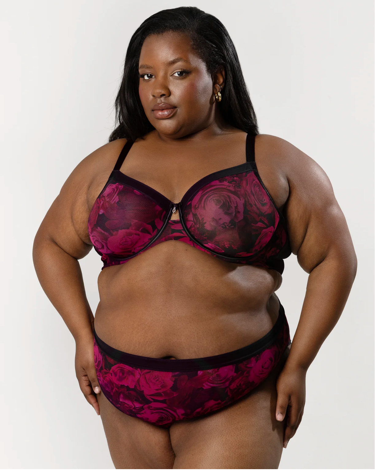 Madeleine Unlined Mesh Full Coverage Underwire Bra