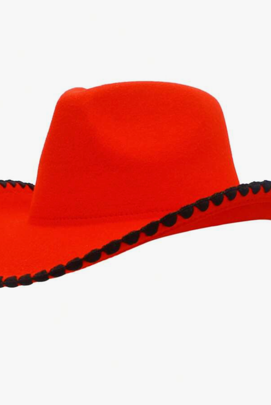 Scalloped Trim Hat