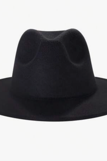 Two-Tone Wide Brim Hat