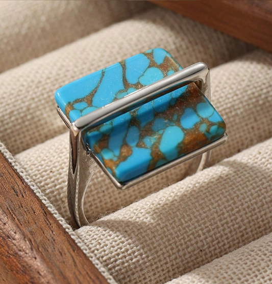 Silver Turquoise Ring
