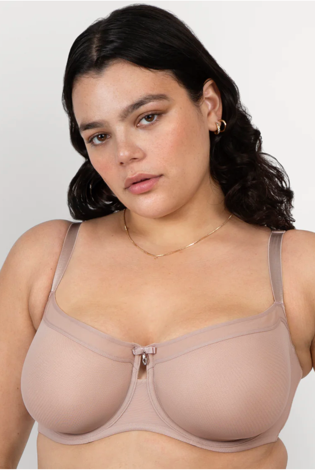 Lena Mesh Unlined Balconette Bra