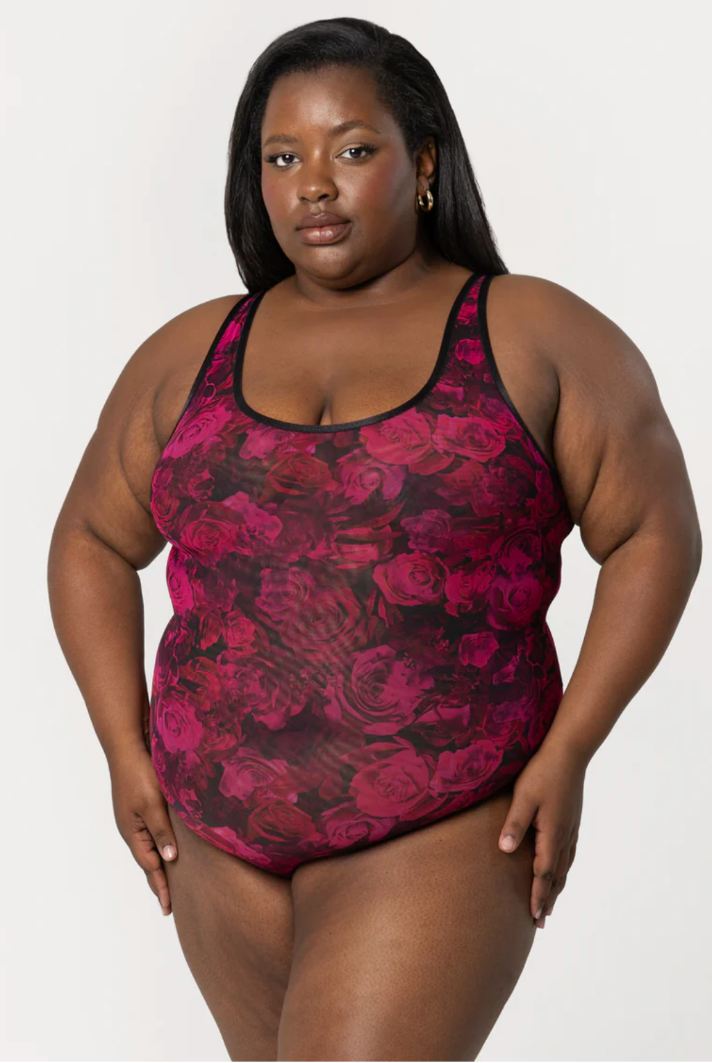Emily Sheer Mesh J-Hook Bodysuit