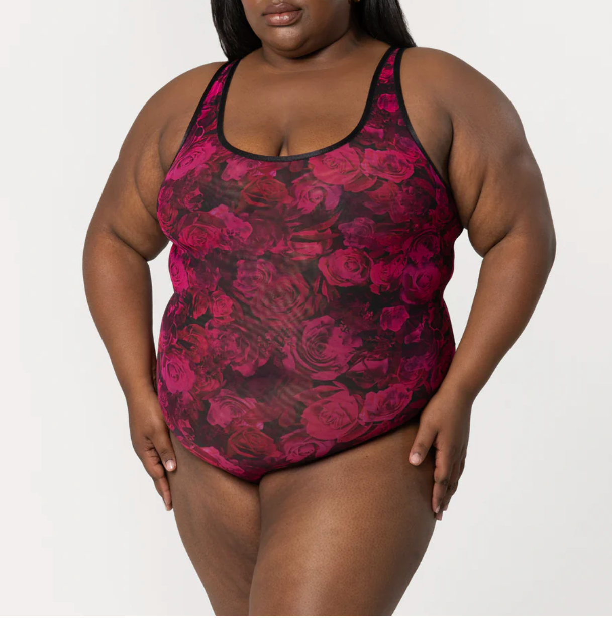Emily Sheer Mesh J-Hook Bodysuit