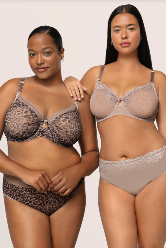 Halle Unlined Mesh Full Coverage Underwire Bra