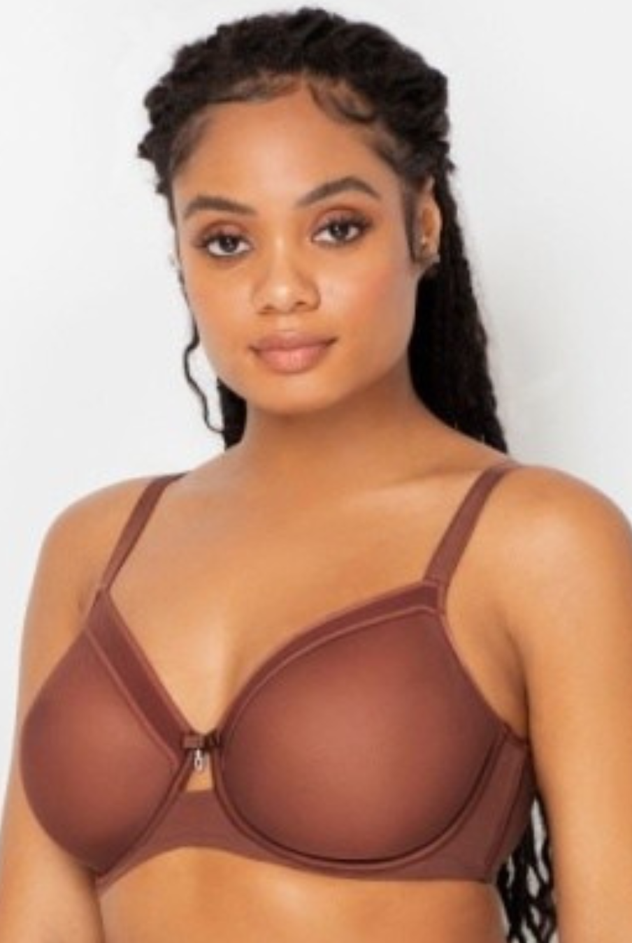 Mariah Unlined Mesh Full Coverage Underwire Bra