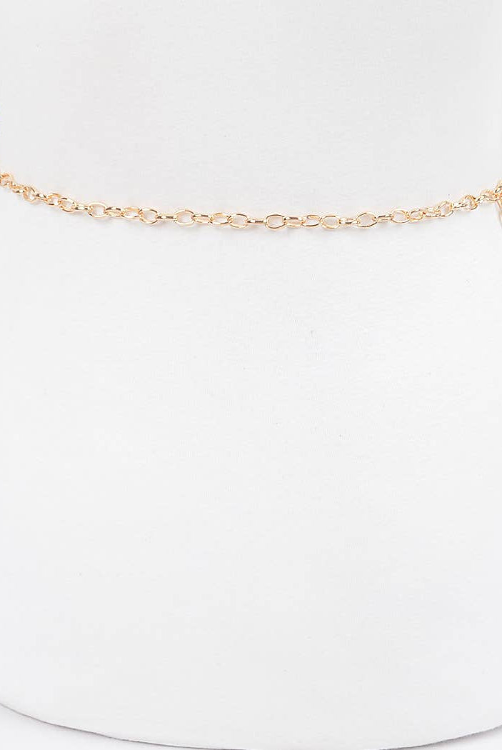 Textured Disc Gold Belt