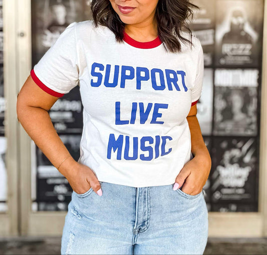 Support Live Music Tee