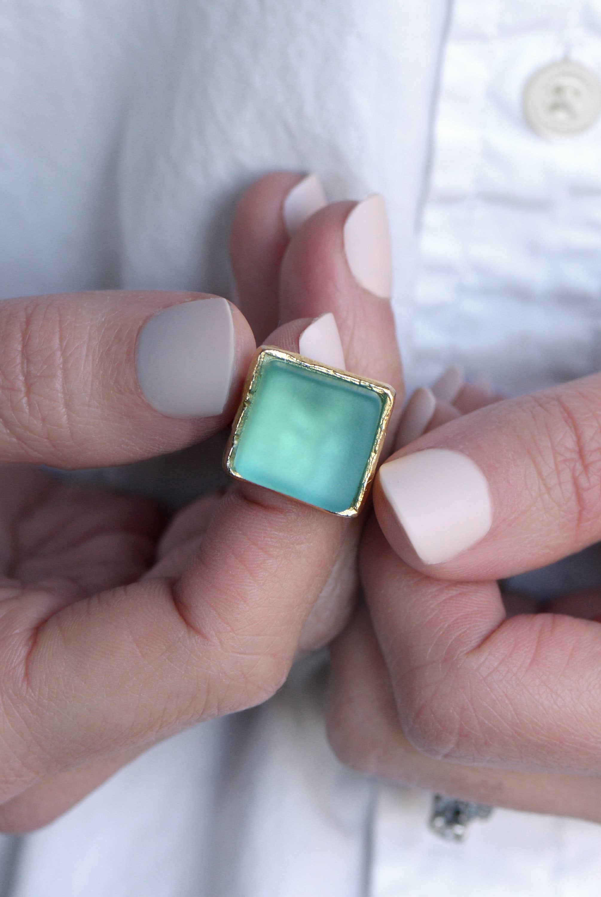Bombay Glass Ring