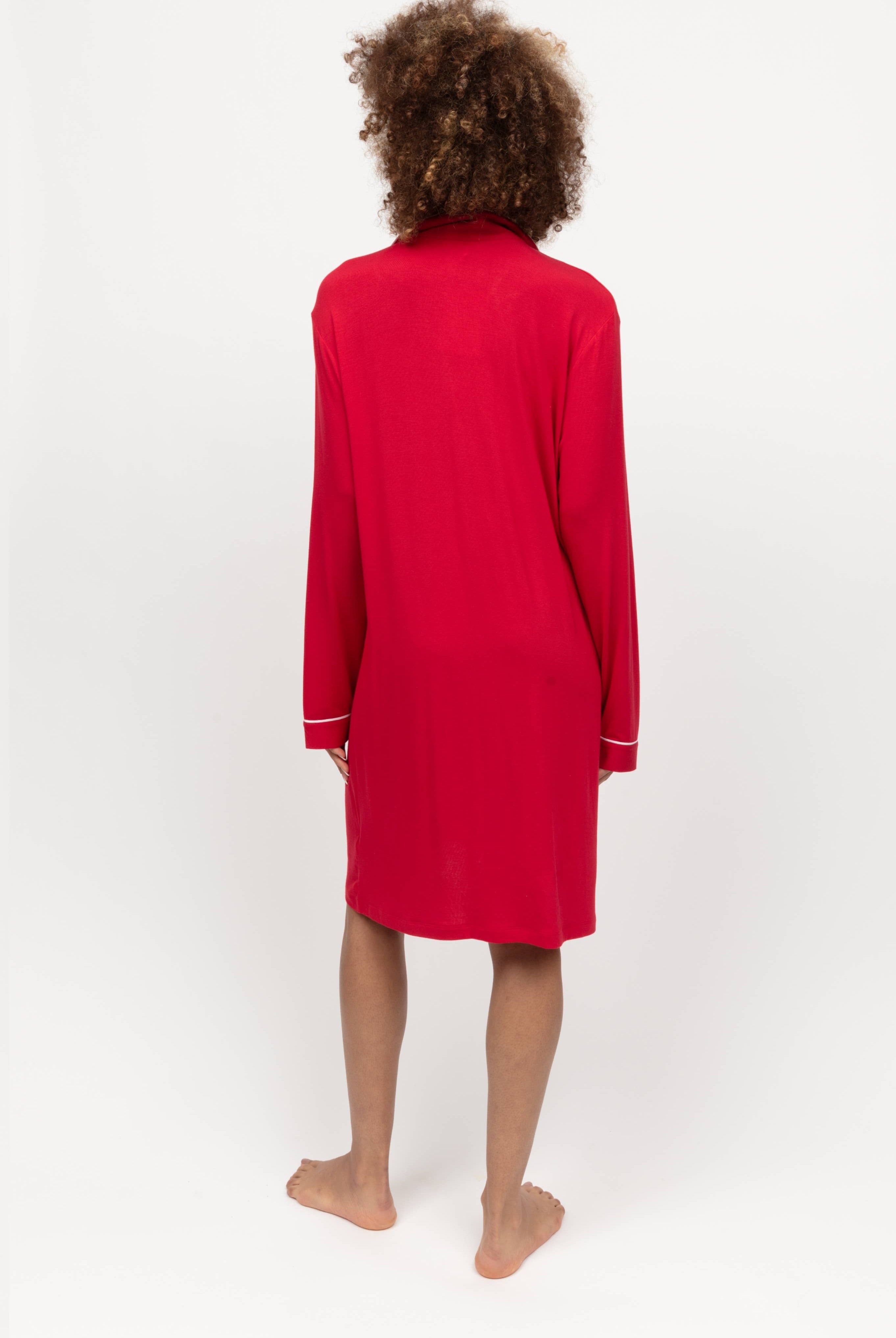 Montana Red Revere Jersey Long Sleeve Nightshirt