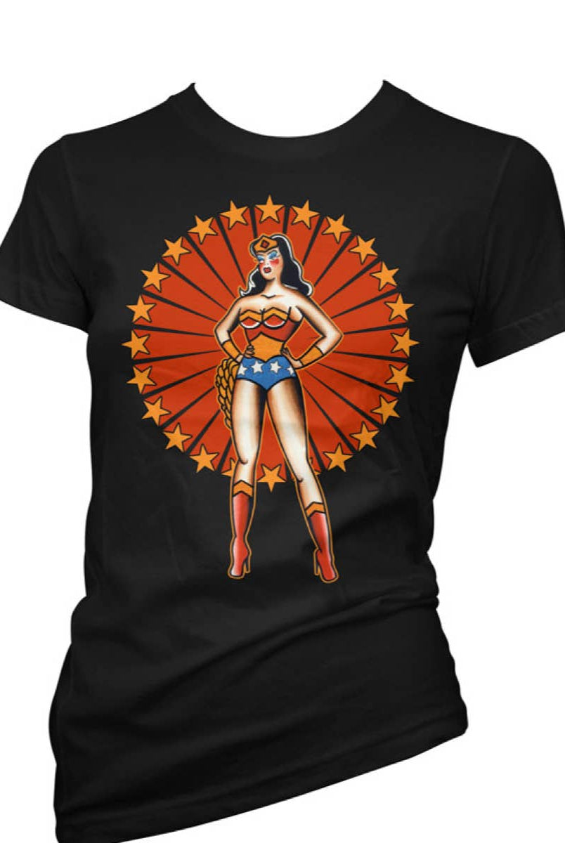 Vintage Wonder Woman Pinup Tee
