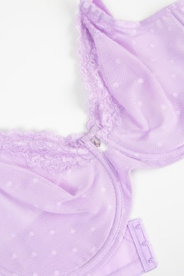 Mia Unlined Mesh Full Coverage Underwire Bra