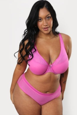 Elle Mesh Push Up T-Shirt Bra
