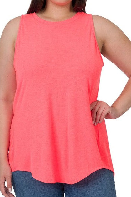 LUXE Round Neck sleeveless top