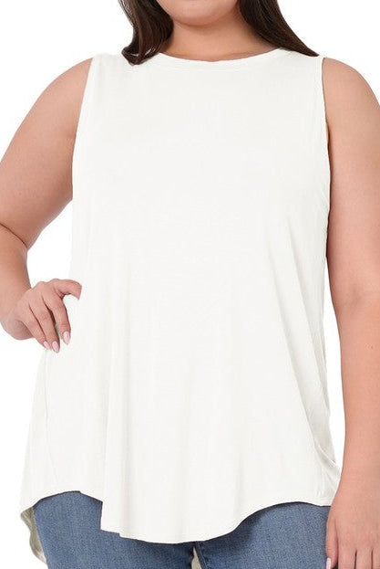 LUXE Round Neck sleeveless top