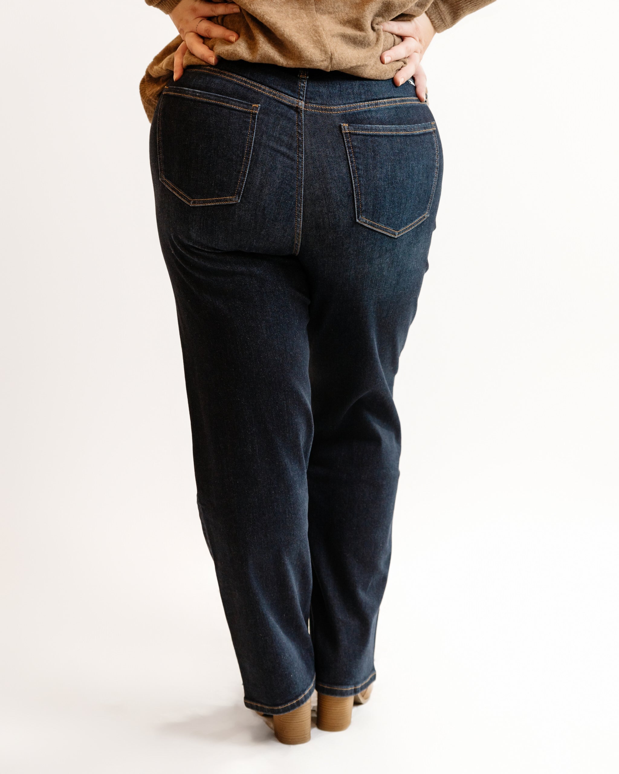 32" RFM High Rise Slim Wide Leg
