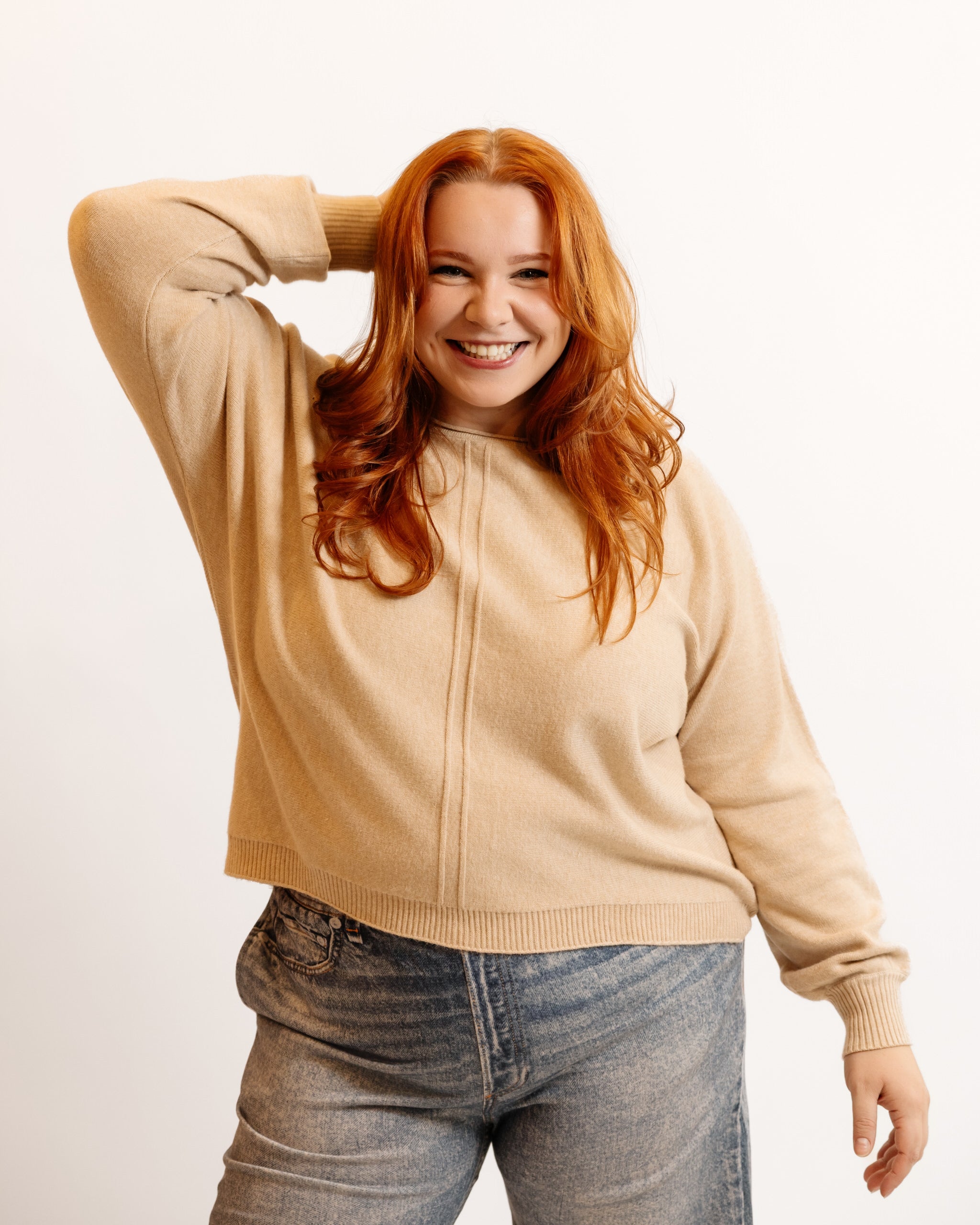 Front Seam Sweater