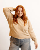 Front Seam Sweater
