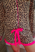 Leopard Ruffle Pajama Set