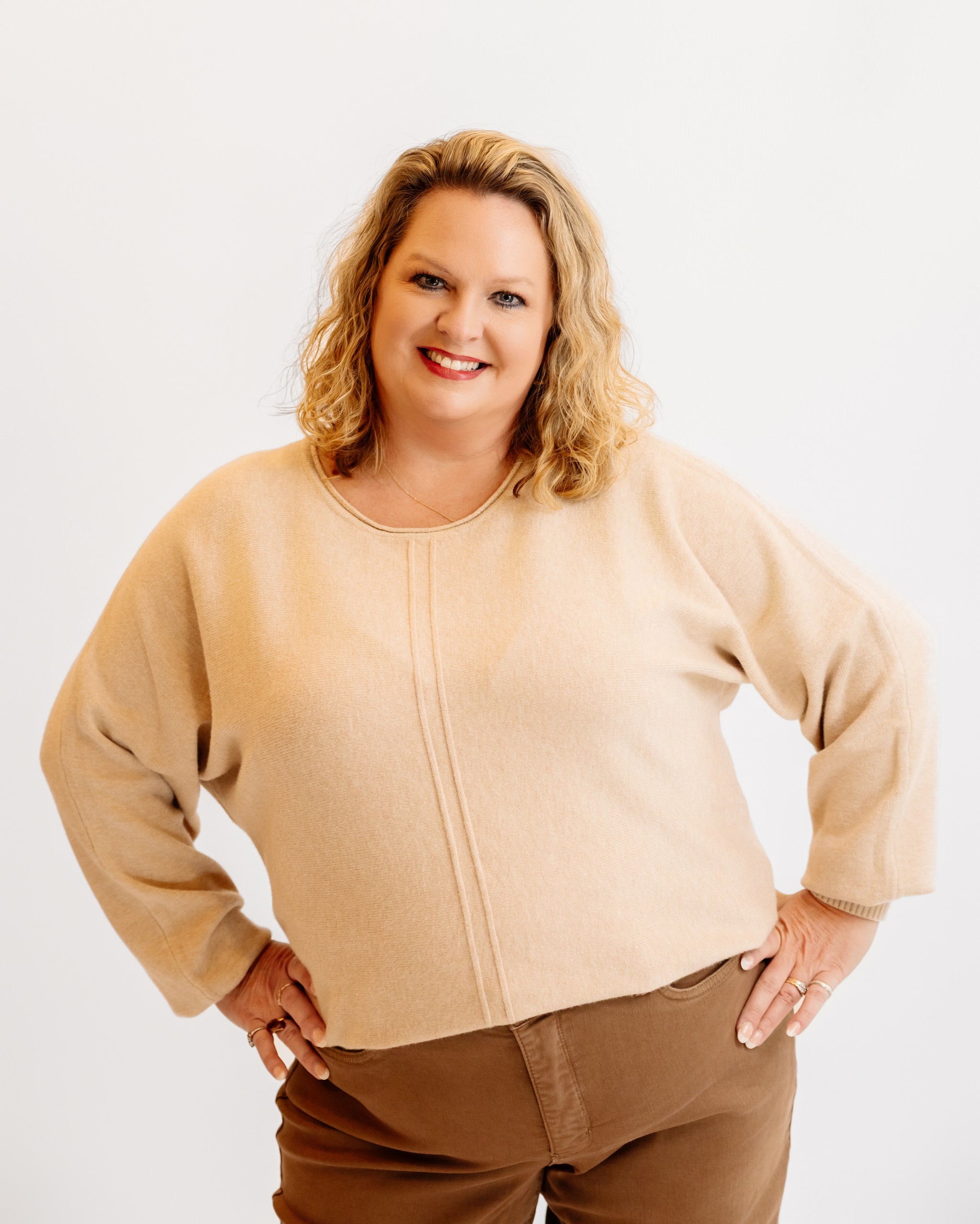 Front Seam Sweater