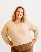 Front Seam Sweater