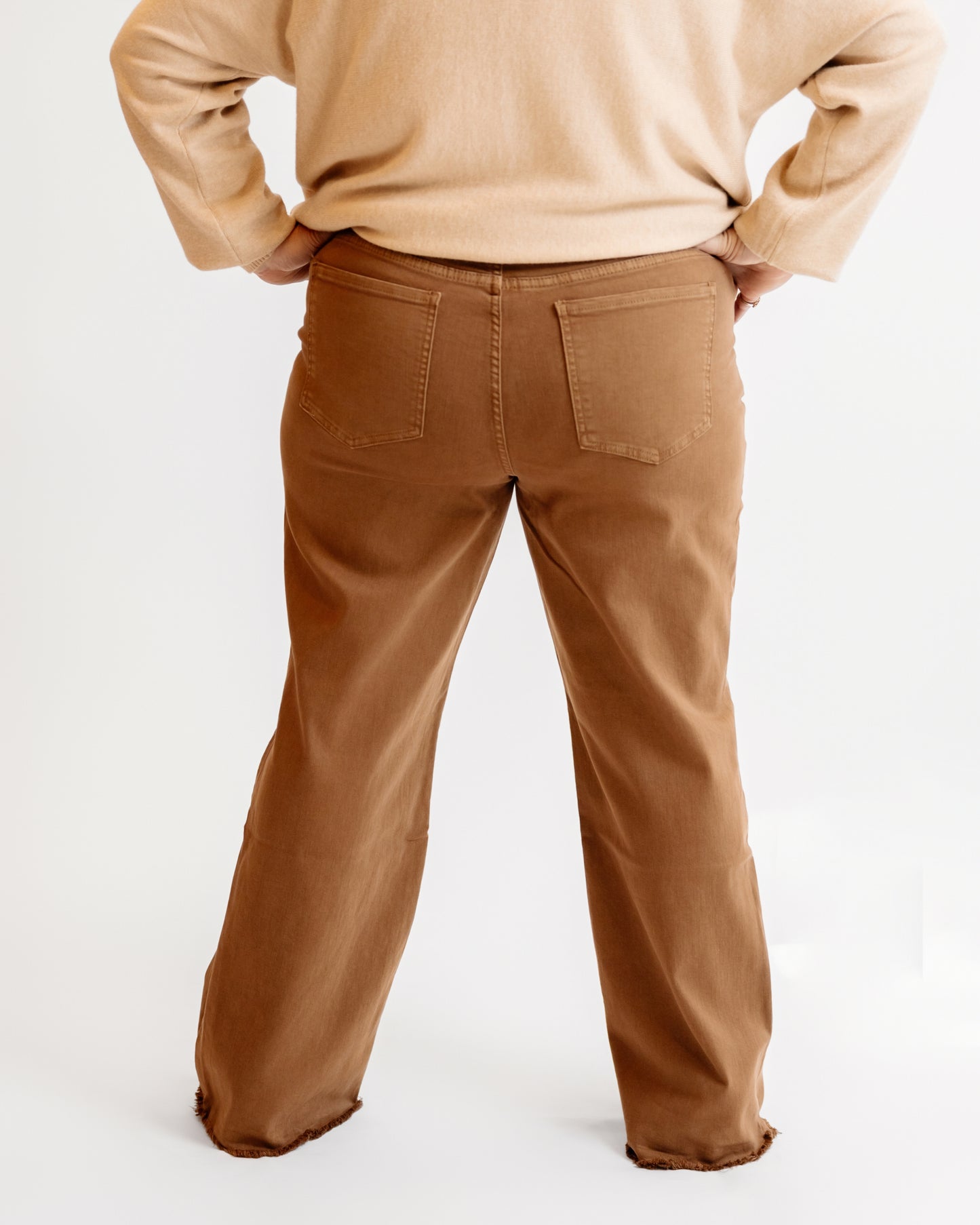 32" RFM HR Dyed Frayed Wide Leg