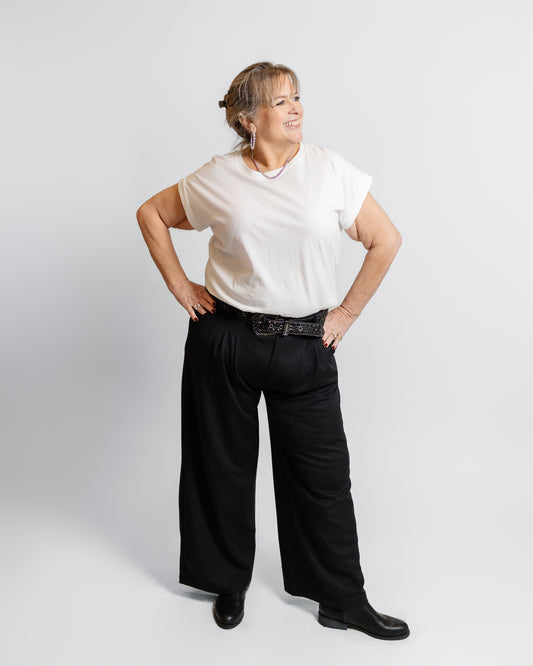 30" Pull-On Wide Leg Trouser